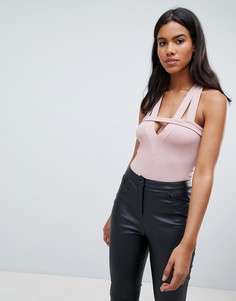 Боди без рукавов ASOS DESIGN - Розовый
