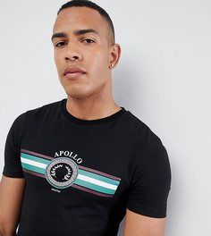 Обтягивающая футболка с принтом ASOS DESIGN Tall - Черный