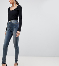Джинсы скинни с завышенной талией ASOS DESIGN Tall Ridley - Синий