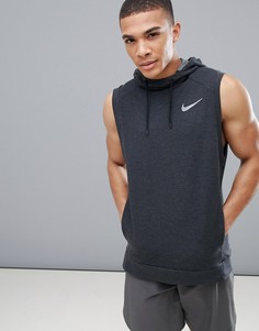 Худи черного цвета без рукавов Nike Training Hyper Dry 889389-010 - Черный