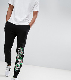Джоггеры скинни с цветочным принтом ASOS DESIGN Tall - Черный