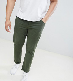 Зеленые узкие джинсы ASOS DESIGN Plus - Зеленый