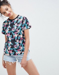 Футболка с тропическим принтом ASOS DESIGN - Мульти