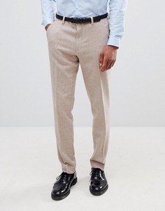 Розовые брюки скинни с шевронным узором ASOS DESIGN Wedding - Розовый