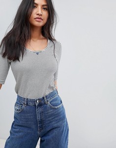 Футболка в полоску Maison Scotch - Серый