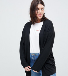 Свободный кардиган тонкой вязки ASOS DESIGN Curve - Черный
