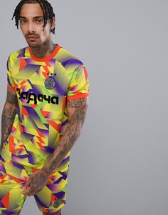 Футболка со сплошным принтом ASOS 4505 - Желтый