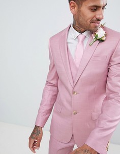 Розовый пиджак зауженного кроя River Island Wedding - Розовый