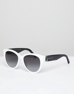 Белые квадратные солнцезащитные очки Marc Jacobs 181/S - Белый