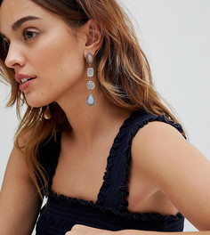 Броские серьги-подвески с камнями Accessorize Anabel - Мульти