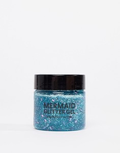 Гель с блестками для тела BOD Mermaid - Синий - Бесцветный