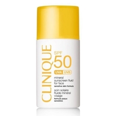 CLINIQUE Солнцезащитный минеральный флюид для лица Mineral Fluid For Face SPF50 30 мл