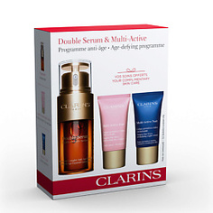 CLARINS Набор для ухода за кожей лица Double serum+ Multi-Active 30 мл + 15 мл + 15 мл