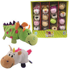 Мягкая игрушка-вывернушка 1toy Единорог - Дракон, 12 см