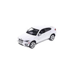 Радиоуправляемая машина Rastar "BMW X6" 1:24, белая