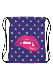Сумка-мешок "Pink lips" HOMSU