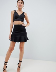 Мини-юбка PrettyLittleThing - Черный
