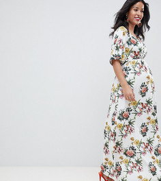 Платье макси с цветочным принтом ASOS DESIGN Maternity - Мульти