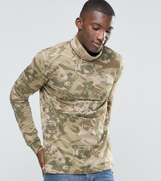 Водолазка с длинными рукавами и принтом Puma эксклюзивно для ASOS - Зеленый