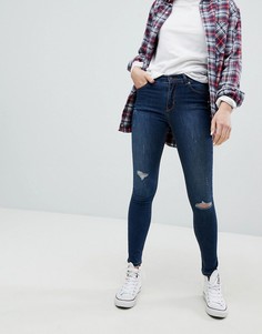 Рваные джинсы Pull&amp;Bear - Синий Pull&Bear