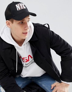 Черная бейсболка с вышивкой NYC ASOS DESIGN - Черный