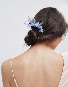 Заколка для волос с камнями и искусственным жемчугом ASOS DESIGN - Мульти