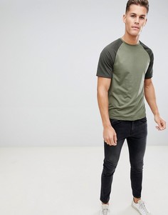 Only & Sons Raglan T-Shirt - Зеленый