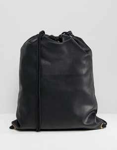 Черный рюкзак с мятым эффектом Mi-Pac - Черный