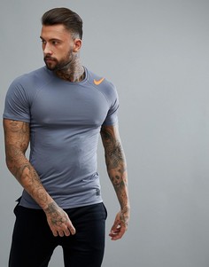 Серая приталенная футболка Nike Training 887109-011 - Серый