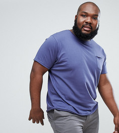 Футболка с необработанными краями Brave Soul PLUS - Синий