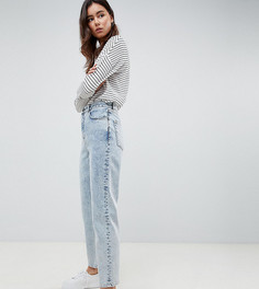 Светлые джинсы бойфренда ASOS DESIGN Tall - Синий