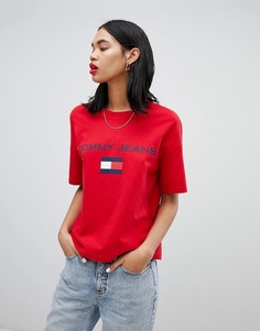 Футболка с логотипом Tommy Jean 90s Capsule 5.0 - Красный