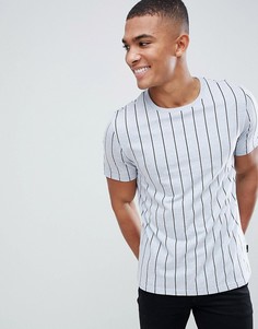 Футболка в полоску Burton Menswear - Темно-синий