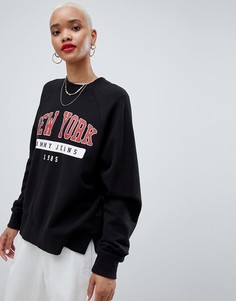 Свитшот с принтом Tommy Jeans - Черный
