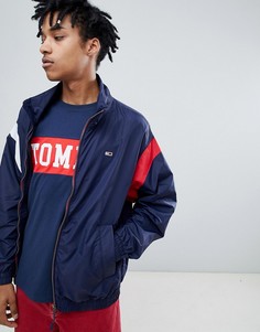 Темно-синяя oversize-ветровка Tommy Jeans Classics - Темно-синий