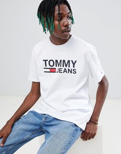 Белая классическая футболка с логотипом Tommy Jeans Capsule - Белый