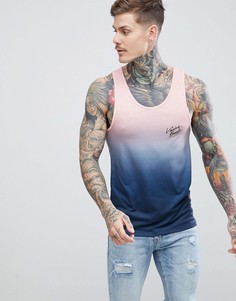 Розовая майка с принтом River Island - Розовый