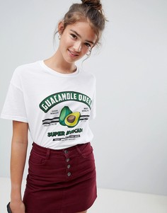 Футболка guacamole queen Pull&amp;bear - Белый Pull&Bear