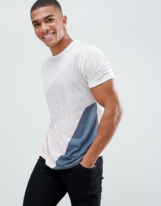 Белая футболка колор блок Burton Menswear - Белый