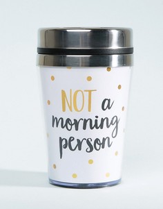 Дорожная кружка с надписью Not A Morning Person Sass &amp; Belle - Мульти