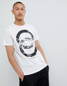 Футболка с принтом Jack &amp; Jones Core - Белый