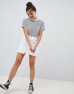 Джинсовая юбка Brave Soul Brett - Белый