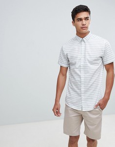 Рубашка с короткими рукавами в горизонтальную полоску Jack &amp; Jones Premium - Синий