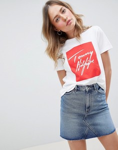 Футболка с логотипом Tommy Hilfiger - Мульти