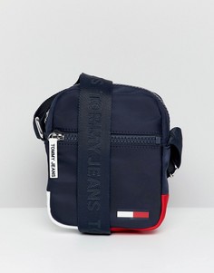 Темно-синяя сумка-почтальон с флагом Tommy Jeans - Темно-синий