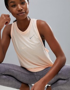 Розовая майка Nike Running Breathe Tailwind - Розовый