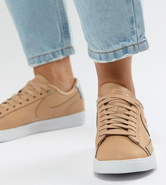 Светло-бежевые кроссовки Nike Blazer - Бежевый