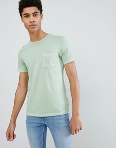 Зеленая футболка с круглым вырезом United Colors of Benetton - Красный