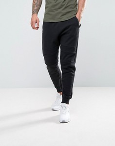 Черные джоггеры с молниями Pull&amp;Bear - Черный Pull&Bear