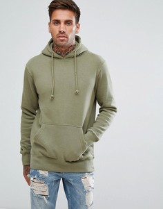 Худи цвета хаки Pull&amp;Bear - Зеленый Pull&Bear